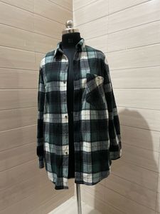 OVERSIZED Pintresty Plaid check flannel shirt
