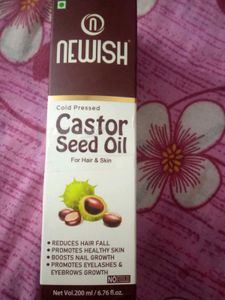 Newish Cold Pressed Castor Seed Oil