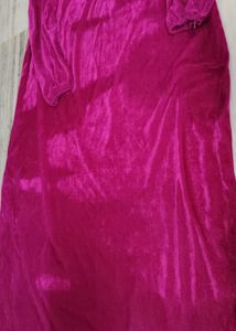 Velvet Nighty Full Sleeves