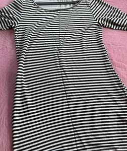 White And Black Bodycon one piece