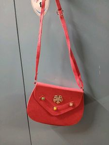 Elegant Red Crossbody Bag
