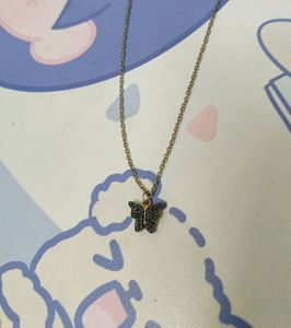 Aesthetic Pinteresty Butterfly Pendant Chain🎀