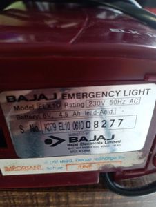 Bajaj Emergency Light 🕯️