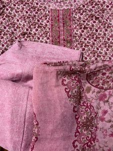 Floral Print Salwar Suit Set