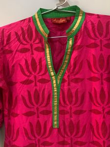 A Very Pretty Pink kurta.