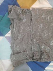 Zara Grey Printed T-Shirt