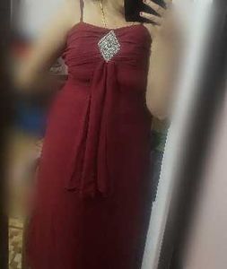 Elegant Maroon Dress