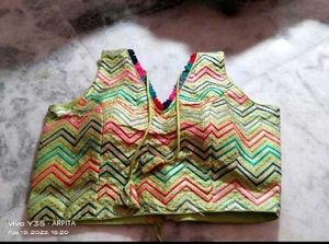 Colorful Zigzag Blouse
