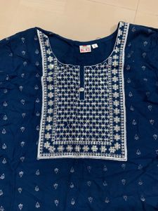 Price Reduced Blue Kurta For Women