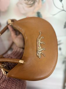 Brown Panther Shoulder Bag