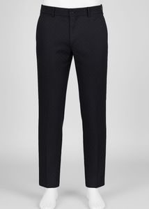 Van Heusen Black Slim-Fit Formal Trousers