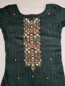 Mirror Work Kurta Set