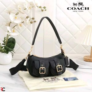 COACH ASHTON BAGUETTE BAG WITH 2 BELTS*