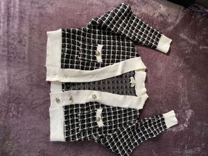 Checked Korean Cardigan