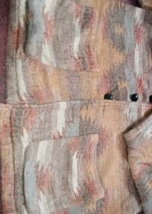 Southwestern Style Button Jacket