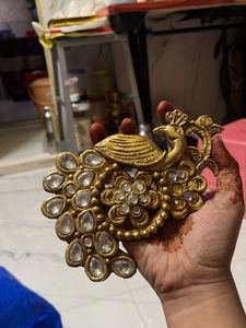 Golden Peacock Showpieces