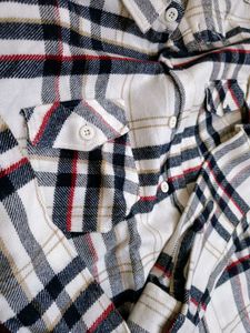 Plaid Flannel Woolen Shirt