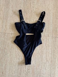 Chic Black One Piece Swimsuit