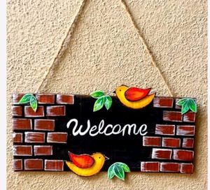 Cardboard DIY  Welcome Board