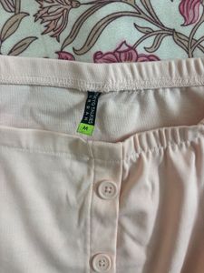 Cute Pink Button-Down Top