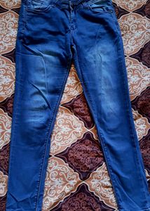 Dark Blue Jeans Stretchable