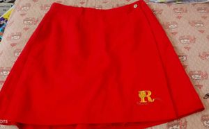 Red Skirt with Logo