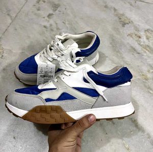 SOLEPLAY(WESTSIDE) SUEDE COLORBLOCKED SNEAKERS 41
