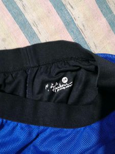 Blue &amp; Black Workout Shorts