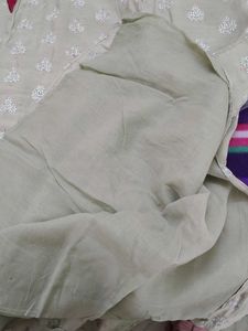 raymonds Embroidered Cotton Kurta