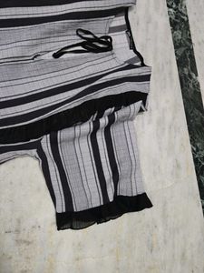 Zara Striped Midi Dress. Almost New