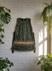 Girls Green Salwar Suit