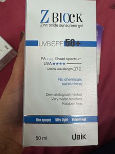 Z Block Sunscreen, Sebogel &amp; Acmed Facewash