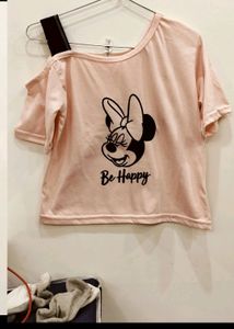 New Off Shoulder Crop Top