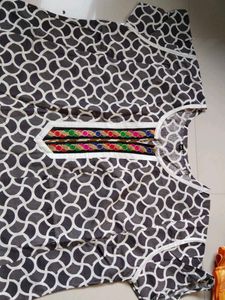 Patterned Casual Dress