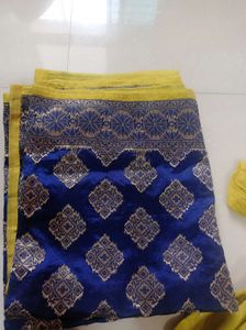 Straight Kurta With Leggings And Zari Dupatt