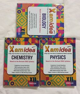 Xamidea Class XII Textbook Set - Physics, Chemistr
