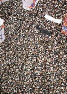 Round Lace Work Kurti