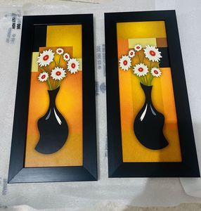 Framed Floral Art - Set of 2