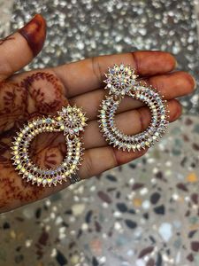 Sparkling Hoop Earrings