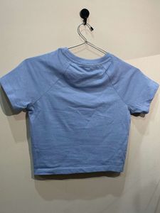 Graphic Print Cropped Tee