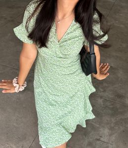 KOREAN WRAP DRESS!!