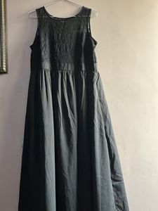 Ajio Black Dress