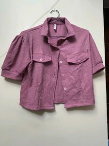New Women Crop Shirt