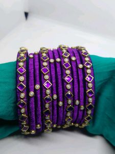 Purple Bangles Set