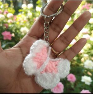 Crochet butterfly 🦋 Keychain