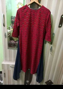 stylish Red &amp; Blue Kurta