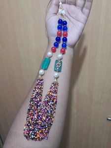 Colorful Beaded Statement Necklace