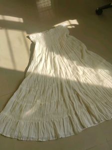Pintresty White Maxi Skirt
