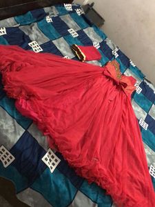 Beautiful Princess Gown With One ☝️ Dupatta