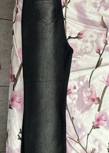 Wide Leg Black Jeans